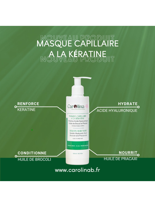 MASQUE CAPILLAIRE A LA KERATINE