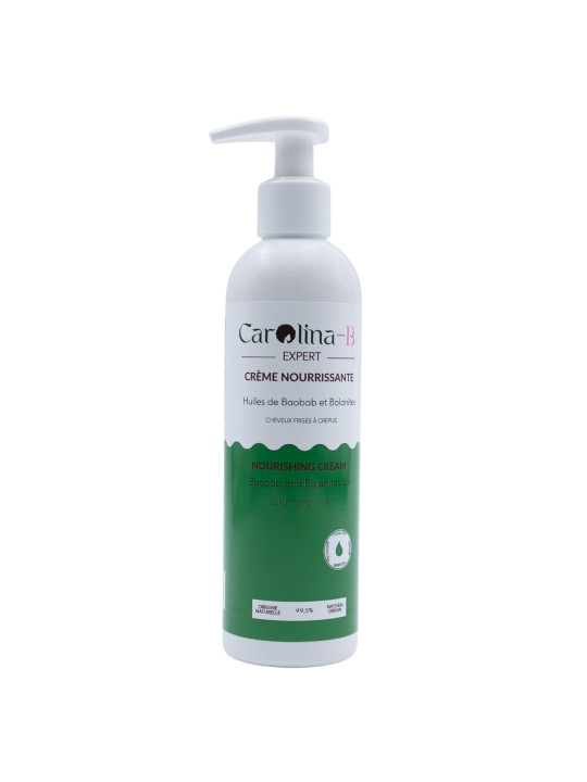 Crème Nourrissante Cheveux Crépus & Afro – Baobab, Avocat, Karité