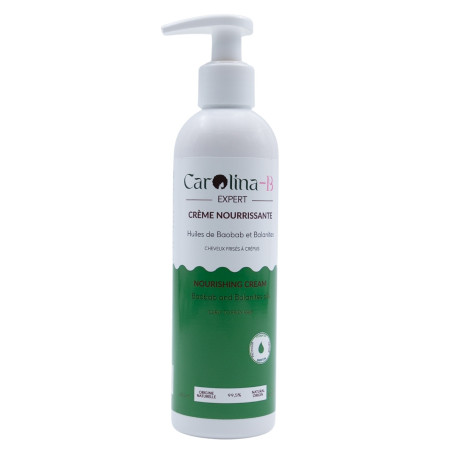 Crème Nourrissante Cheveux Crépus & Afro – Baobab, Avocat, Karité