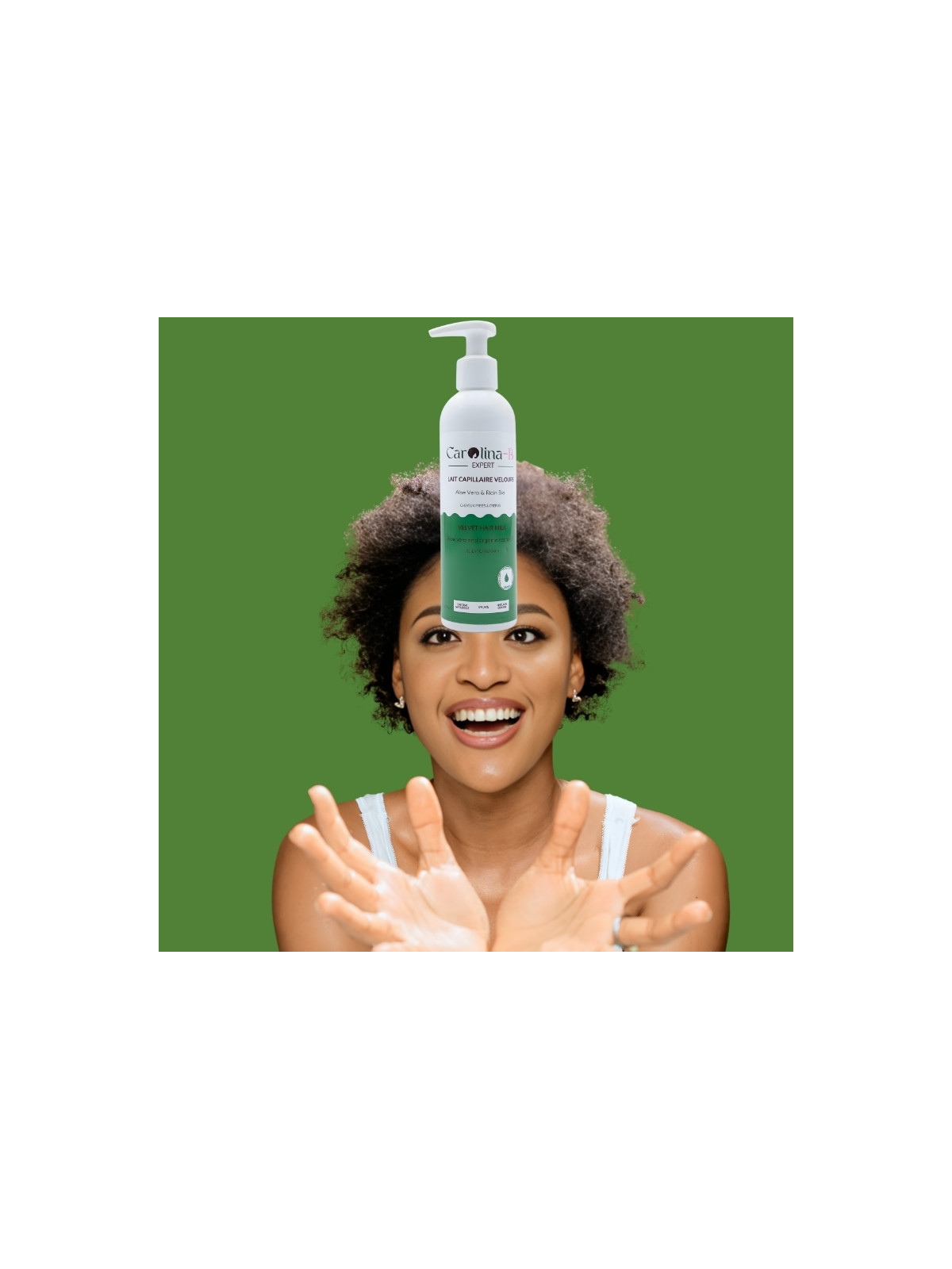 Lait capillaire cheveux frisés à crépus – hydratation & définition