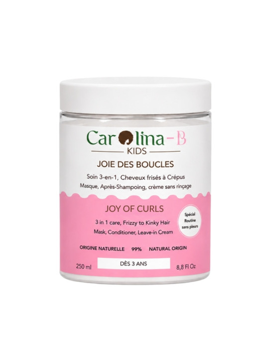 Soin 3-en-1 enfant – Joie des boucles – hydratation & démêlage