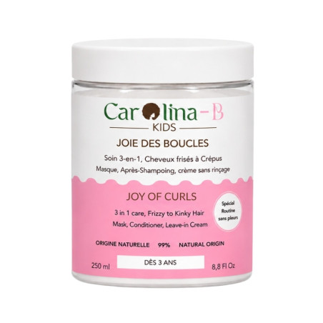 Soin 3-en-1 enfant – Joie des boucles – hydratation & démêlage