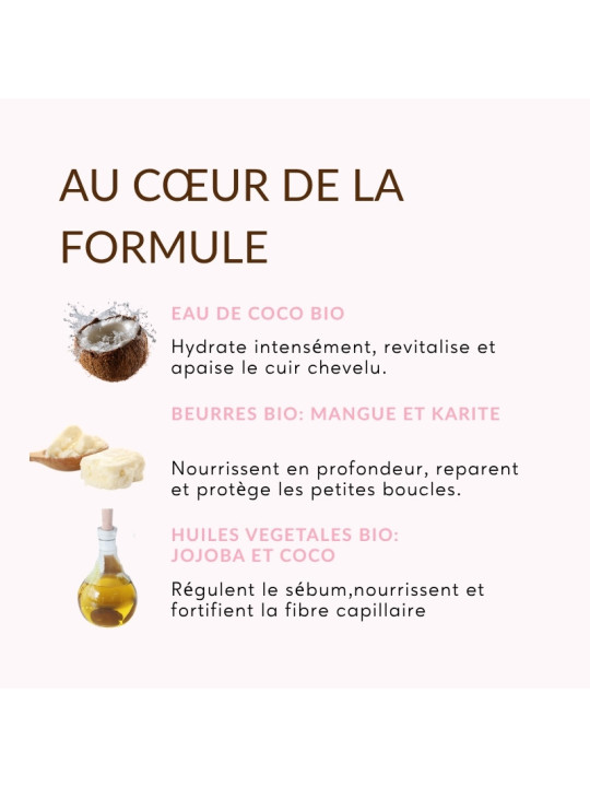 Soin 3-en-1 enfant – Joie des boucles – hydratation & démêlage