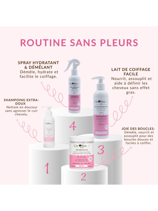 Soin 3-en-1 enfant – Joie des boucles – hydratation & démêlage