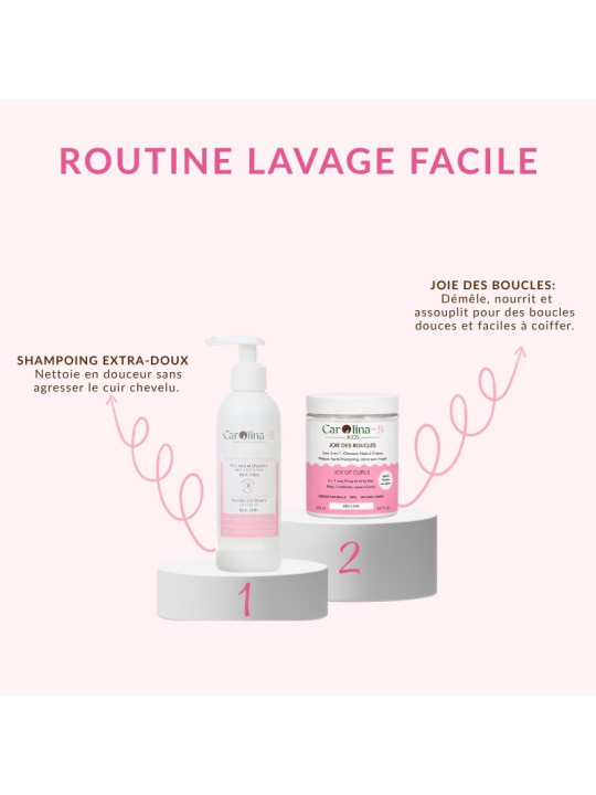 Soin 3-en-1 enfant – Joie des boucles – hydratation & démêlage