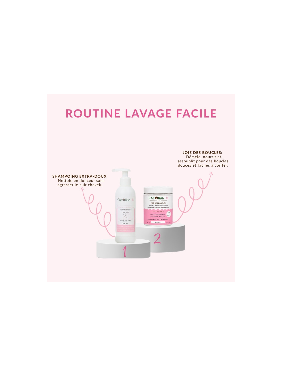 Soin 3-en-1 enfant – Joie des boucles – hydratation & démêlage
