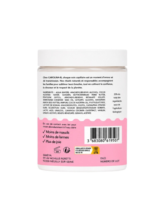 Soin 3-en-1 enfant – Joie des boucles – hydratation & démêlage