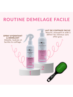 Pack Routine Démêlage Facile Enfant Carolina-B
