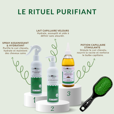 Rituel Purifiant – Cuir Chevelu Sain & Cheveux Fortifiés | Carolina-B