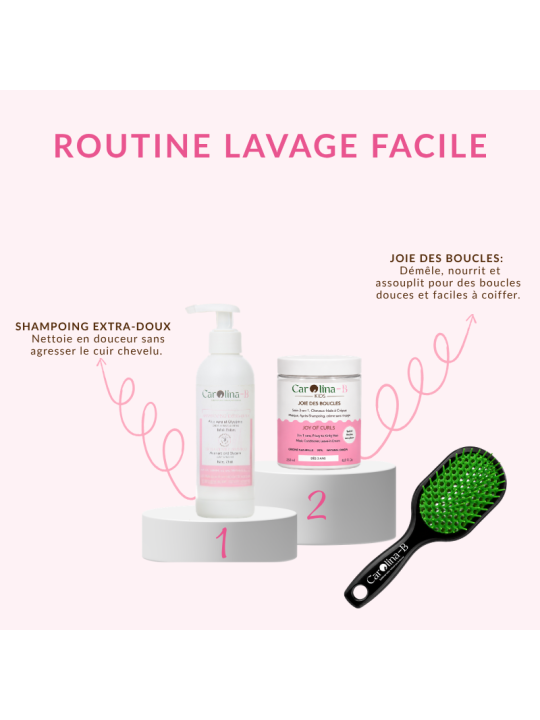 Routine Lavage Facile Enfant | Shampoing & Soin 3-en-1 | Carolina-B