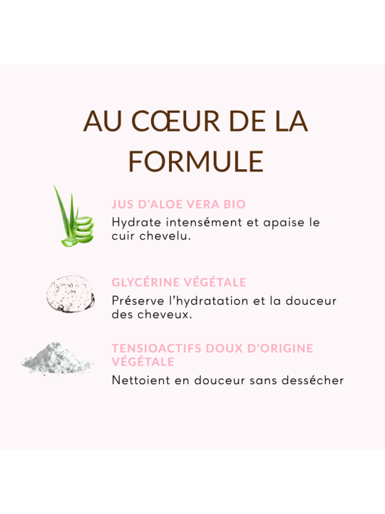 Shampoing extra-doux enfant – aloe vera et glycérine – Carolina-B
